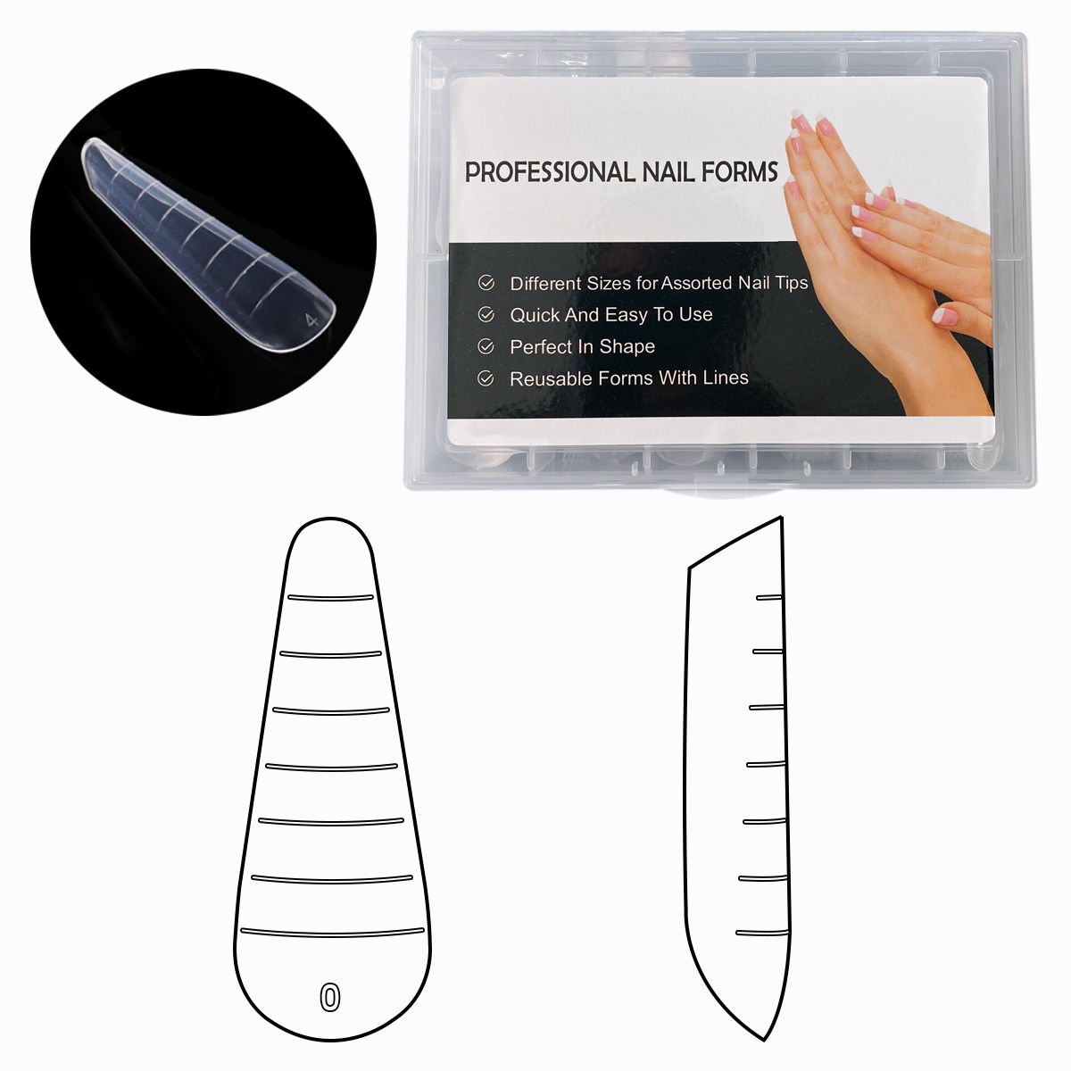 Reusable Nail Extension Dual Forms | Mashas Nails Shop