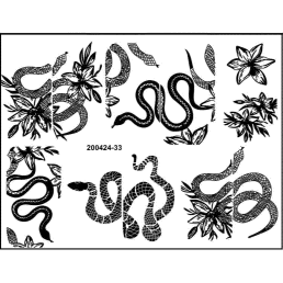 3D Nail Sticker 200424-33