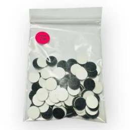 MASHAS Thickened Sandpaper Discs 5/8″ (15 mm) – Black
