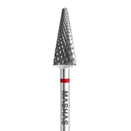 MASHAS Carbide Sharp Cone nail drill bit (red)