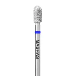 Broca de diamante para uñas MASHAS, Cylinder 3.5 mm (azul)